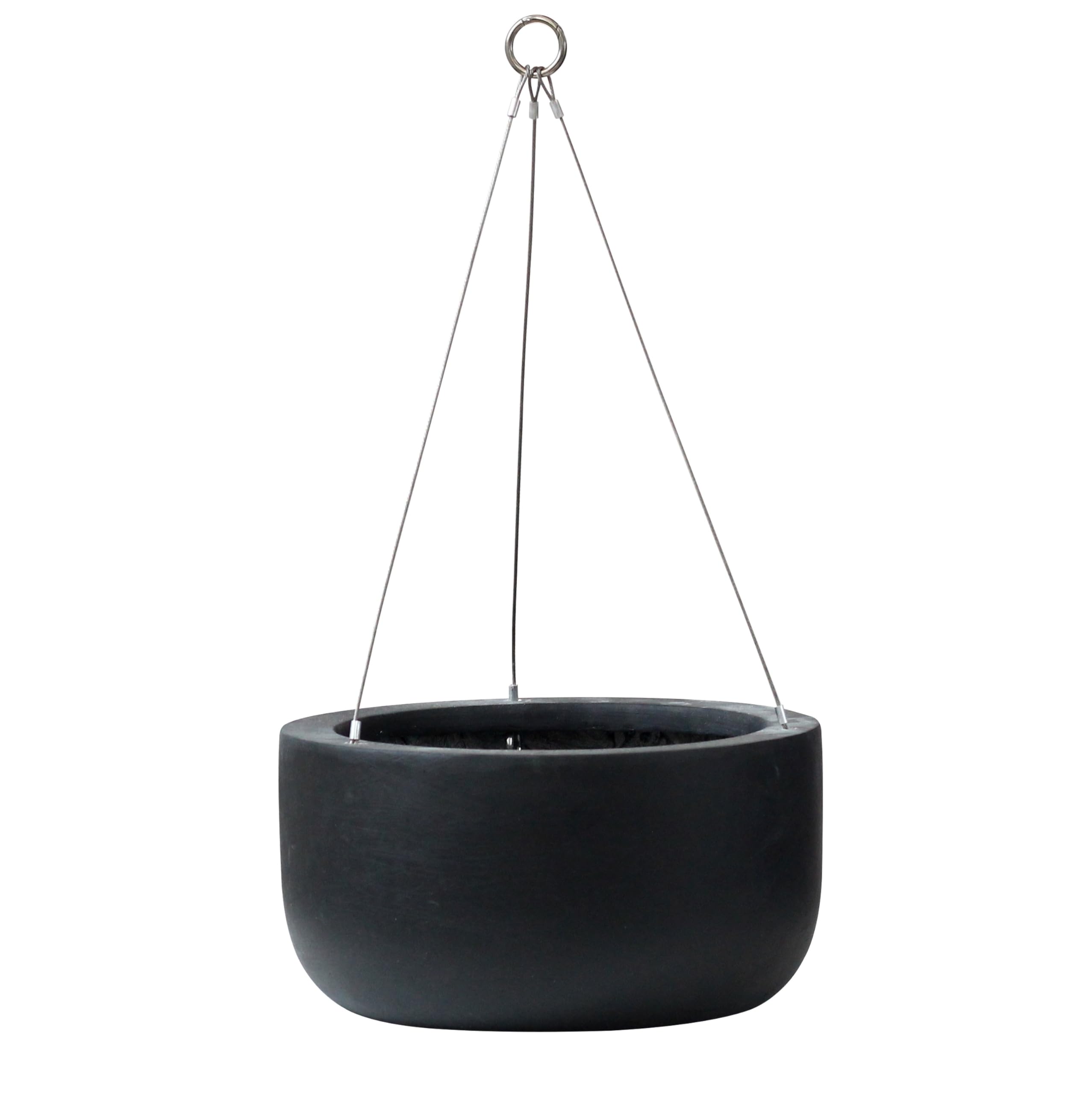 Grand pot de fleurs suspendu pour sublimer votre terrasse ou salon avec élégance et modernité