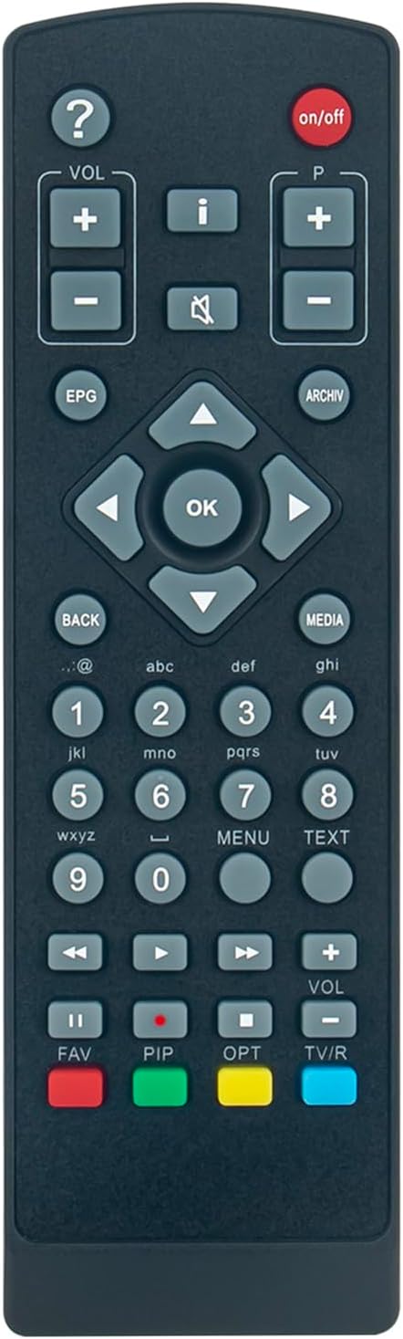 ALLIMITY Replacement Remote Control for Kathrein DVB Receiver RC-671 UFC662-SW UFS705 UFS-705si UFS-705sw RC2303902/01B RC671 UFS705 UFS-705si UFS-705sw RC2303902/01B RC671