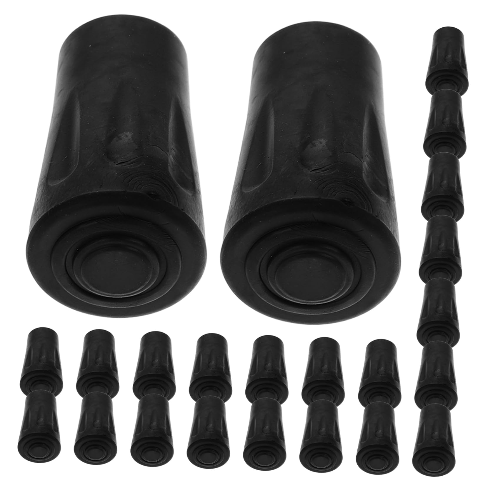 50piezas Puntas De Bastones De Trekking Antideslizantes para Bastones De Senderismo Accesorios Duraderos y Resistentes Al Desgaste para Aficionados Al Senderismo y Aventureros