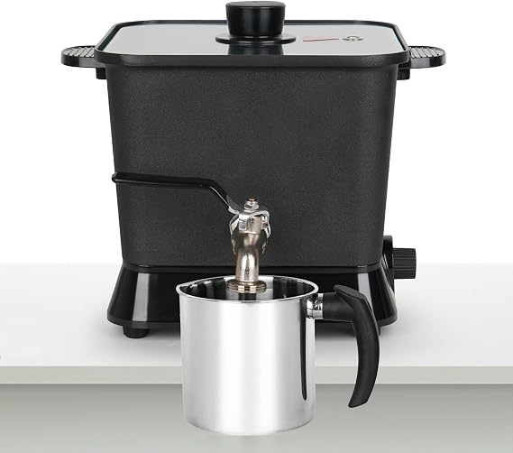 Byoowndiy Wax Melter for Candle Making, 150 oz Electric Candle Wax Melting Pot with Pour Spout and Temperature Controller