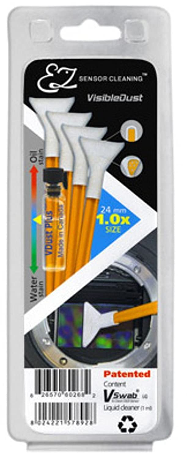 VisibleDust orange Serie EZ Sensor Cleaning Kit 4x VSwab 1x 1ml VD