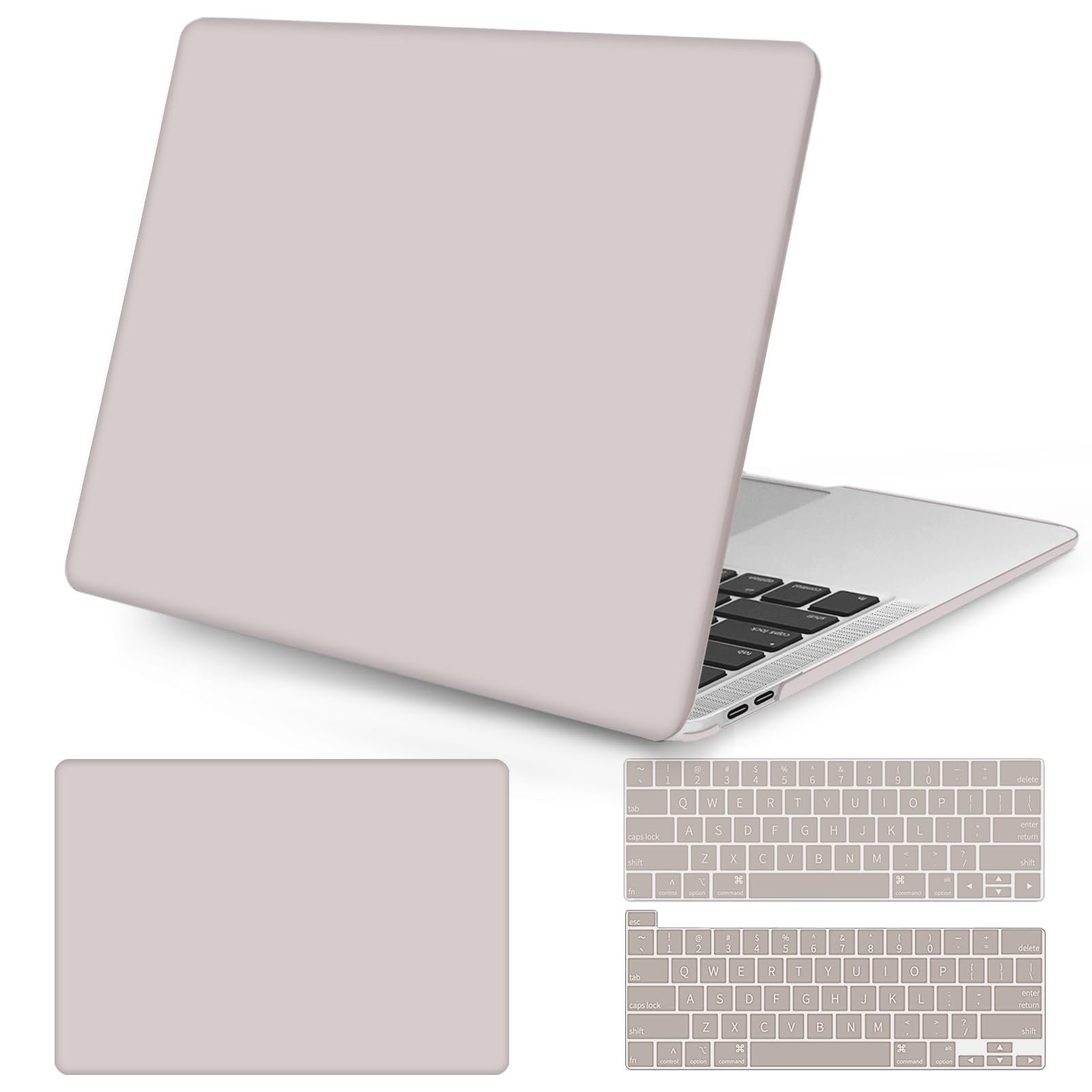 Seorsok Compatible with MacBook Air 13 Inch Model A1932 A2179 M1 A2337 Touch ID Release 2021 2020 2019 2018 Plastic Hard Shell Case Protective Cover&