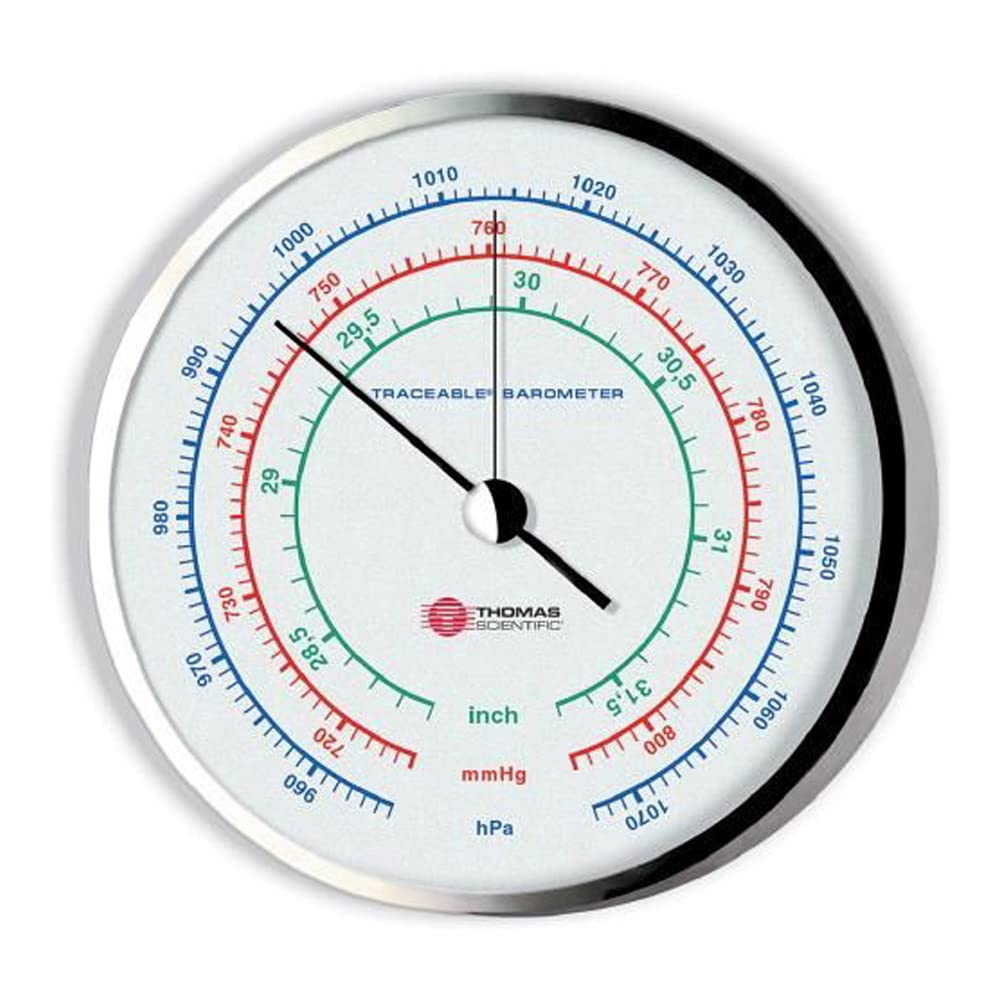 Thomas 4199 Traceable Precision Dial Barometer, 14hrs Response Time