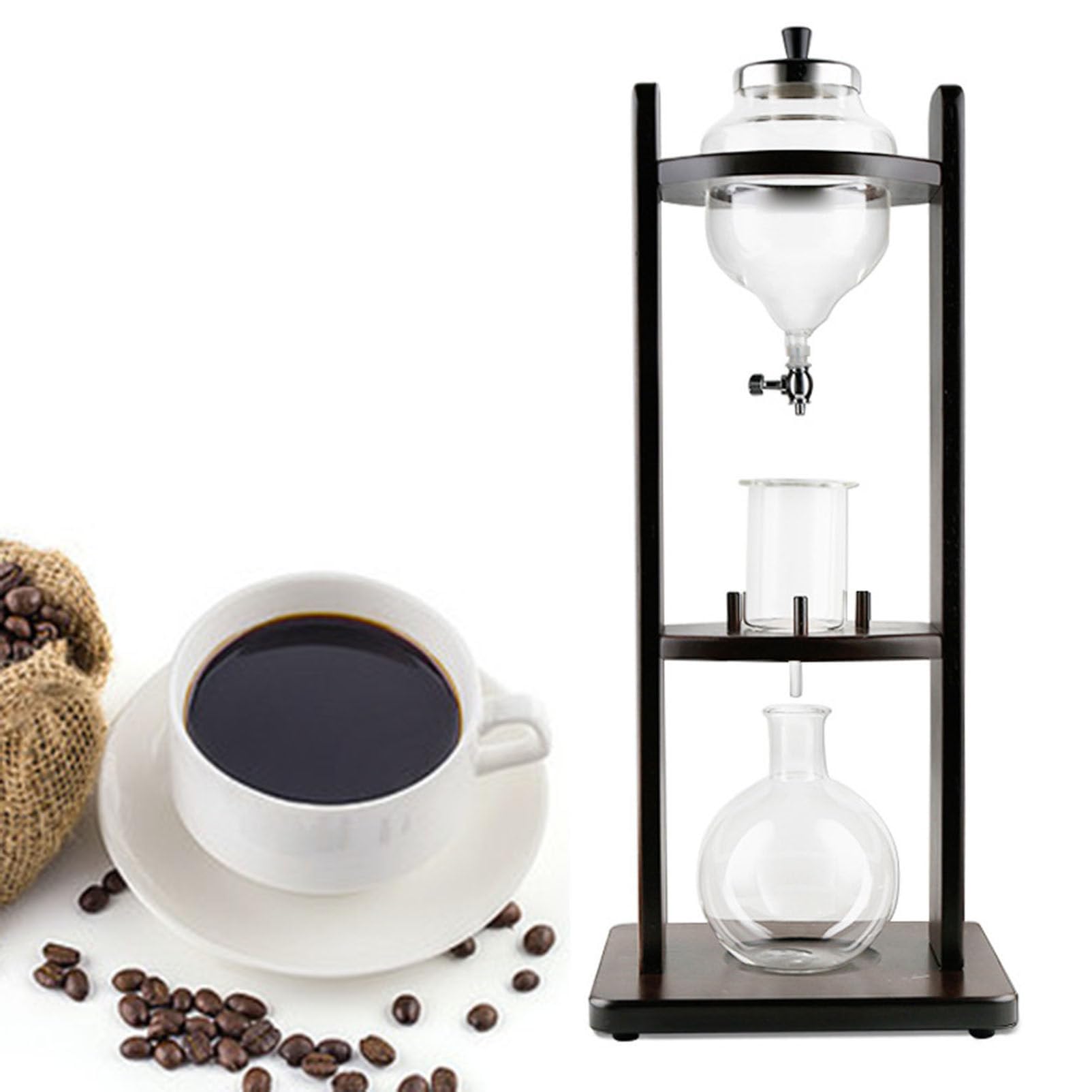 Prezent dla miłośnika kawy, Ekspres do kawy Cold Brew, ekspres, wieża parzenia, mrożonej, 10-12 filiżanek, domu, biura, kawiarni