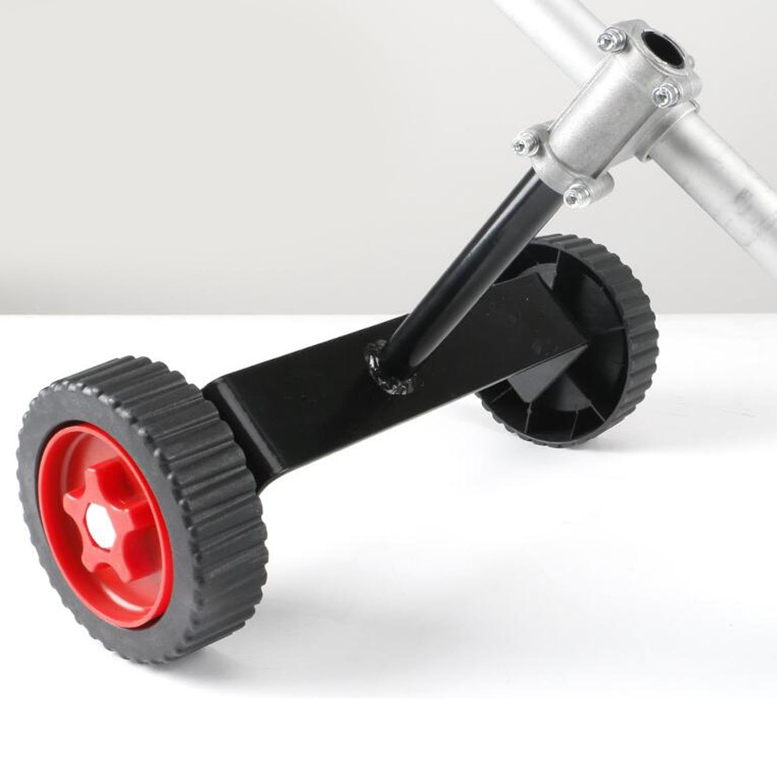 KESOTO Roues de Support pour Coupe-bordures, Diamètre 12 Cm. Accessoires Universels, Robustes et Résistantes. Roue de Support pour Coupe-bordures, Convient à un arbre de 28 mm