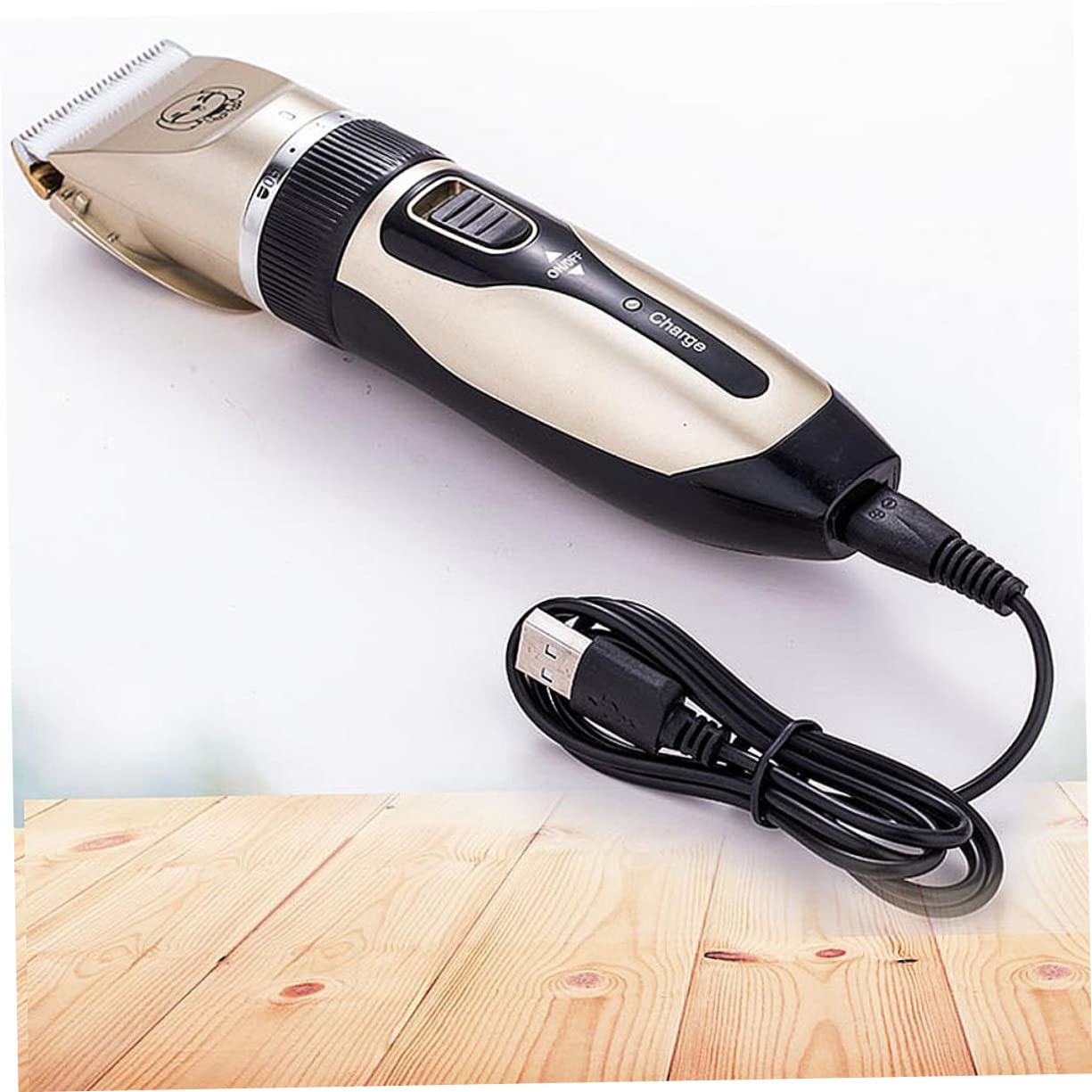 BCOATH USB Pet Hair Clipper Dog Grooming Tool Safe Pet Hair Trimmer Quiet Ceramic Head Dog Clipper (Standard Style)