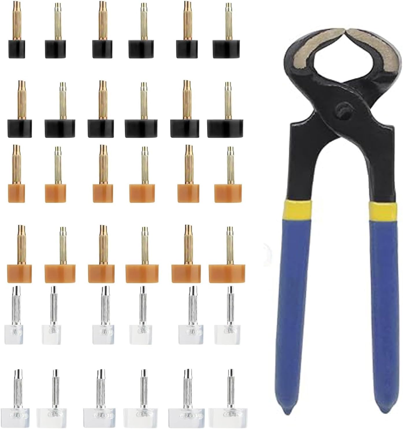 MEISO 36 Pairs High Heel Replacement Tips, Shoes Heel Repair Caps with