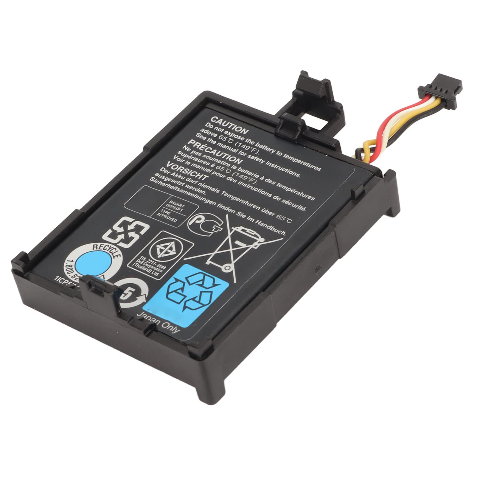 VBESTLIFE Controlador Raid T40JJ 70K80 3,7 V 1,8 WH 500 MAh Batería de Iones de Litio para DELL PERC Raid H710 H710P H730 H810 H830, para PowerEdge M620 R320 R420 R520 R620 R720