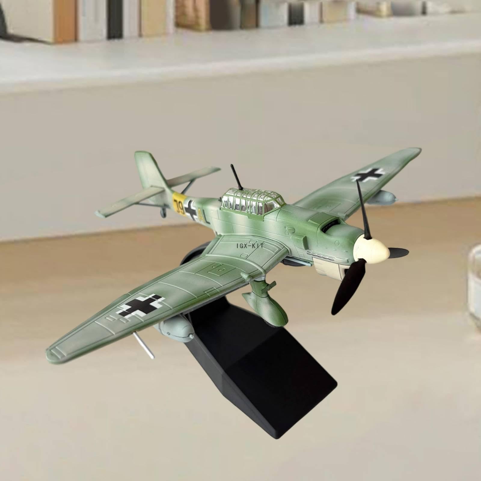 Modellino di Aereo da Caccia in 1/72, assemblaggio Realistico, Giocattolo da Costruire per la Camera da Letto, la mensola, e, Style B