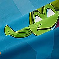 Vista 6 de Feelyou Cortinas infantiles con diseño de tortugas marinas, peces tropicales, bonitas cortinas de criatura oceánica, cortinas para ventanas