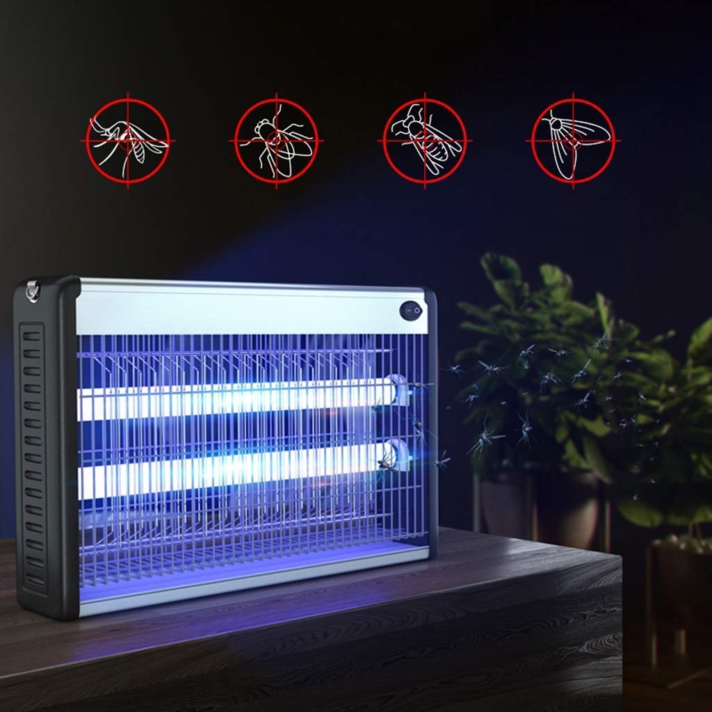 Piège à moustiques Lampe électrique Anti-moustiques à LED Piège à Mouches Anti-moustiques électronique Silencieux sans rayonnement Lampe Anti-moustiques Domestique Commerciale (2w)