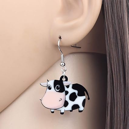 DUOWEI Jolies Boucles D'oreilles Pendantes En Acrylique En