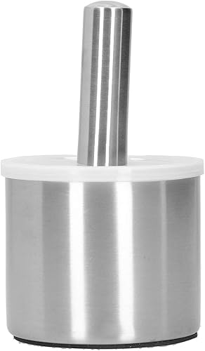 Miniatura 4 de Molinillo de especias trituradora de píldoras,Juego de mortero y mortero de acero inoxidable, Maja de mortero de servicio pesado,Trituradora de