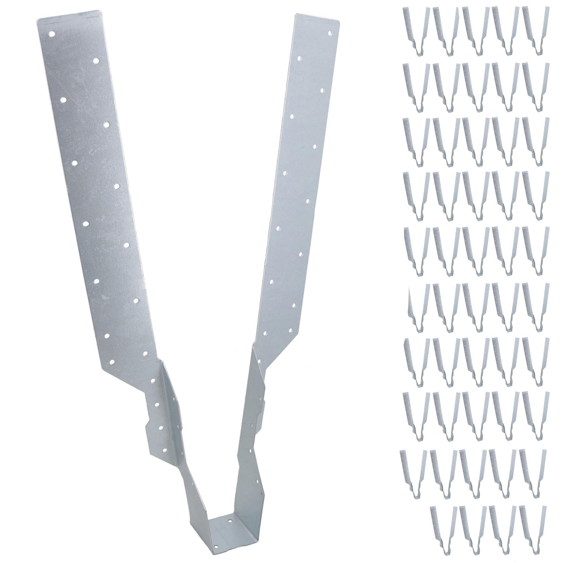 Long Leg Joist Hanger Or I-Beam Fastener Fixing Support Galv 47mm Wide 50pc