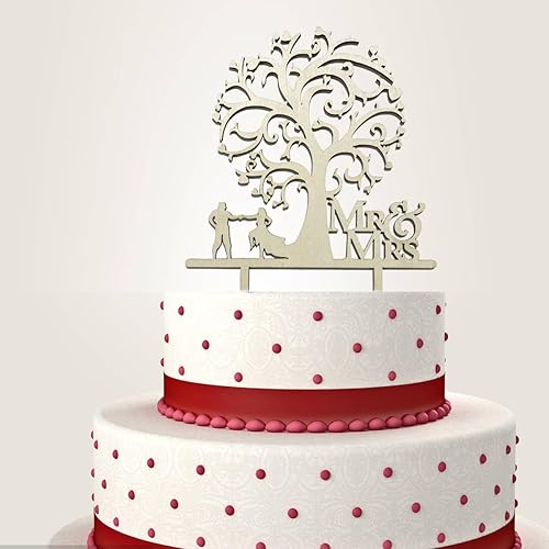 Decoración para tartas de Mr and Mrs para novia y novio, decoración de fiesta de aniversario de boda y compromiso, decoración personalizada de