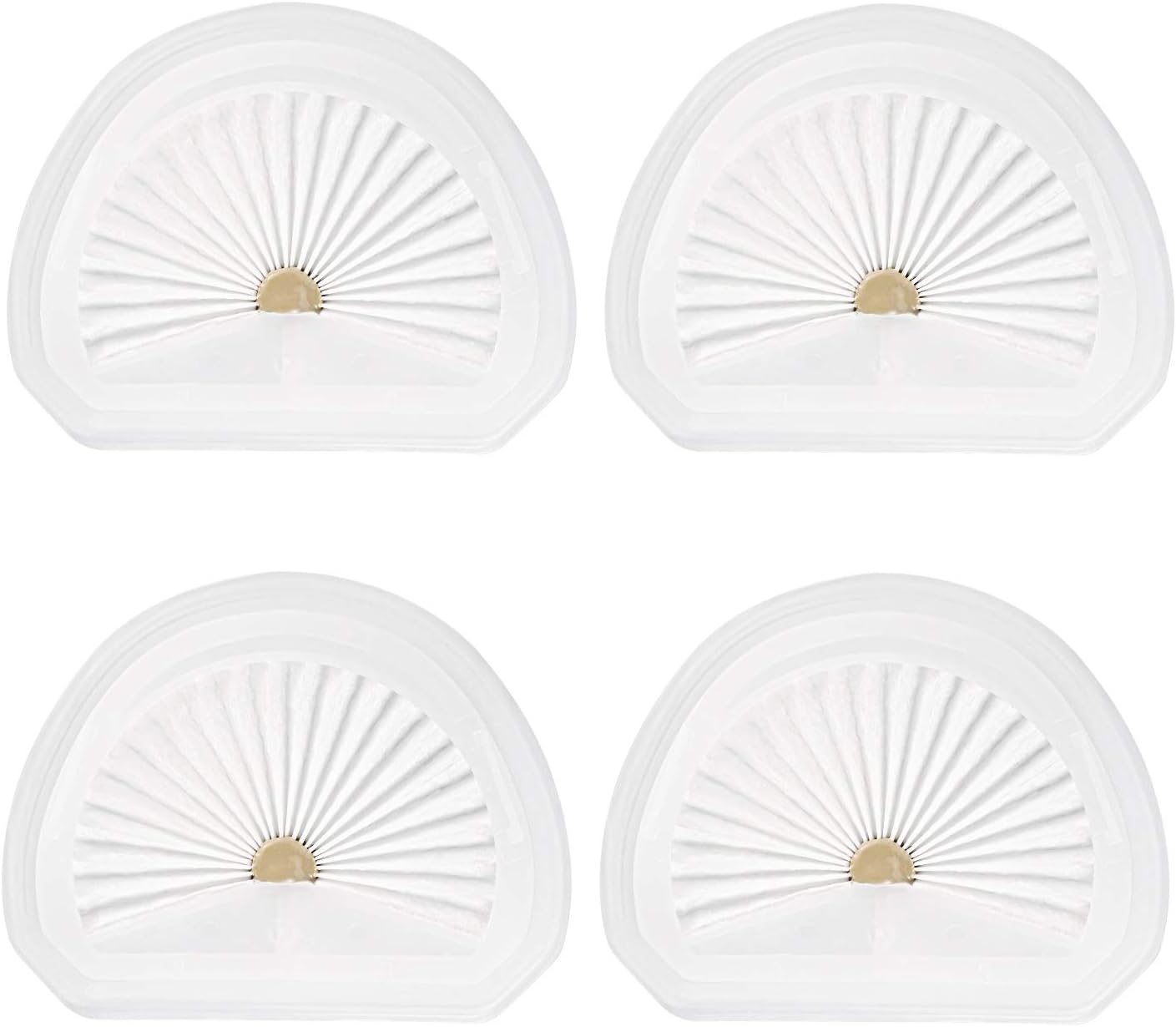isinlive 4-pack Vacuum Filter Replacement VLPF10 Compatible with Black + Decker HLVA320J00 and N575266 Handheld Vacuum