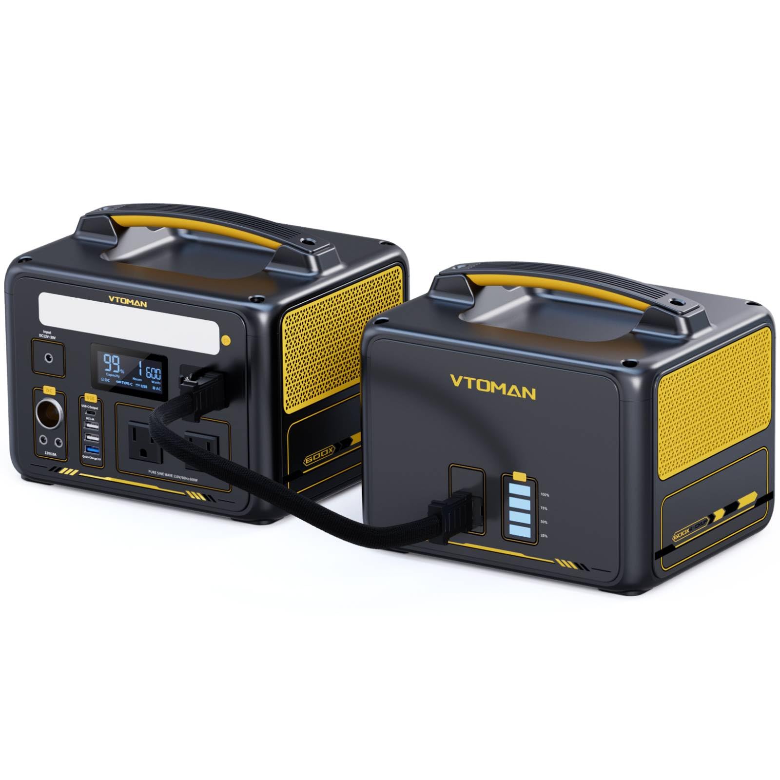 VTOMAN JUMP600ポータブル電源 大容量640Wh/200000mAh Amazon.co.jp: VTOMAN JUMP 600X ポータブル電源 AC定格600W