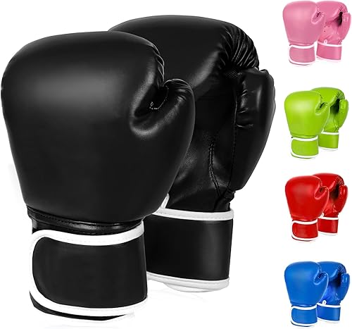 Guantes de boxeo para niños y niñas, jóvenes de 5 a 12 años, guantes de entrenamiento para saco de boxeo, kickboxing, Muay Thai