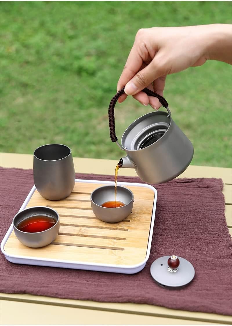 Field Camping mini Kettle Outdoor Portable Pure Titanium Coffee Pot teapot