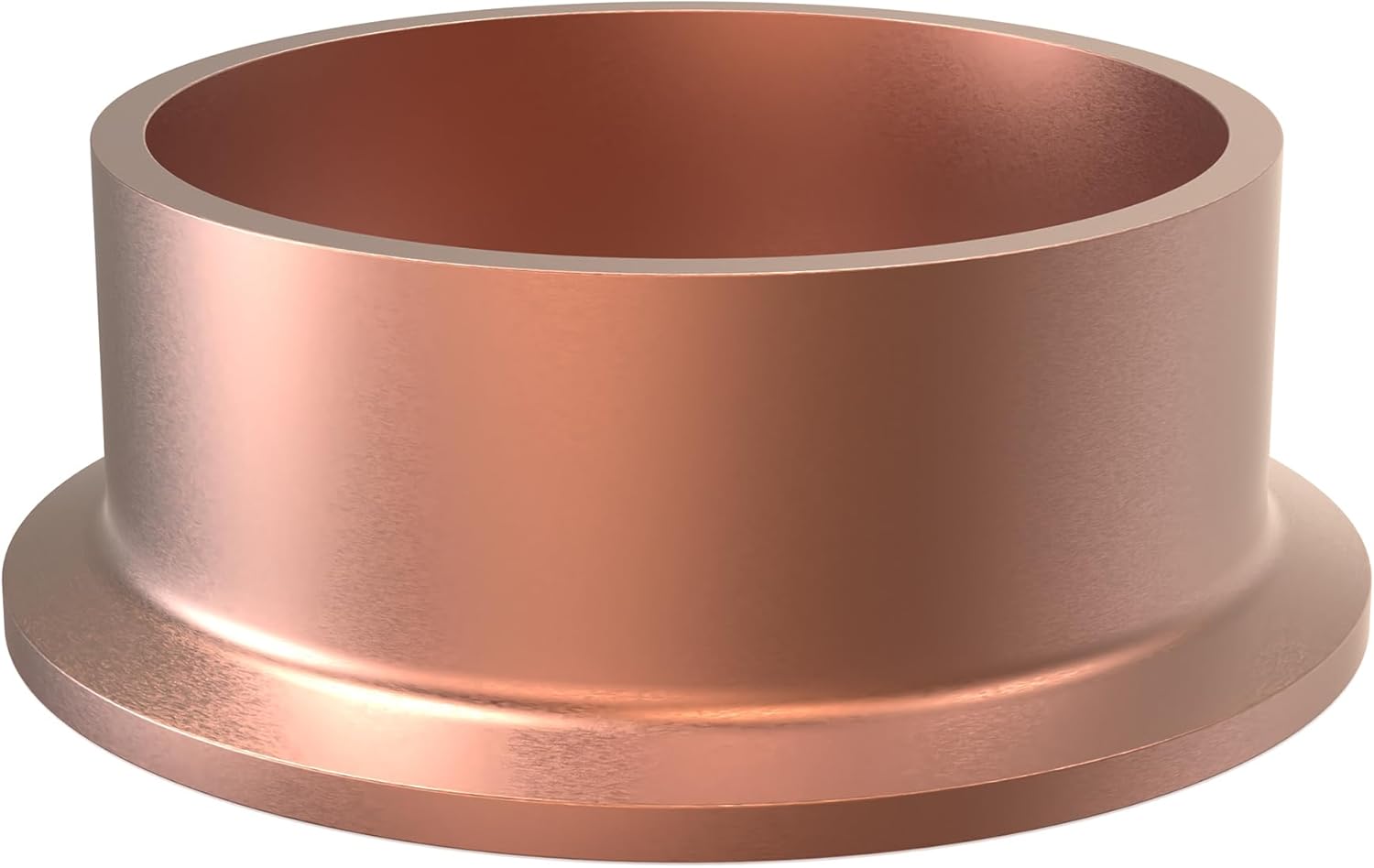 2 Inch Copper Tri Clamp Ferrule, Beer Keg Still Adapter for 2 Inch Copper Pipe – Sanitary Homebrew Fitting, Beer Brewing Equipment – No Clamp Included