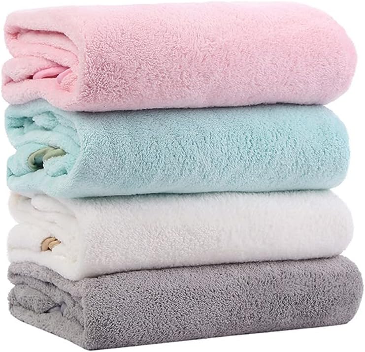 Towel Bath Towel Bathrobes Velvet 90 * 90cm Fleece Hood Kids Beach Towels Newborn Hooded Towel Babies Blankets (Color : B) (D)