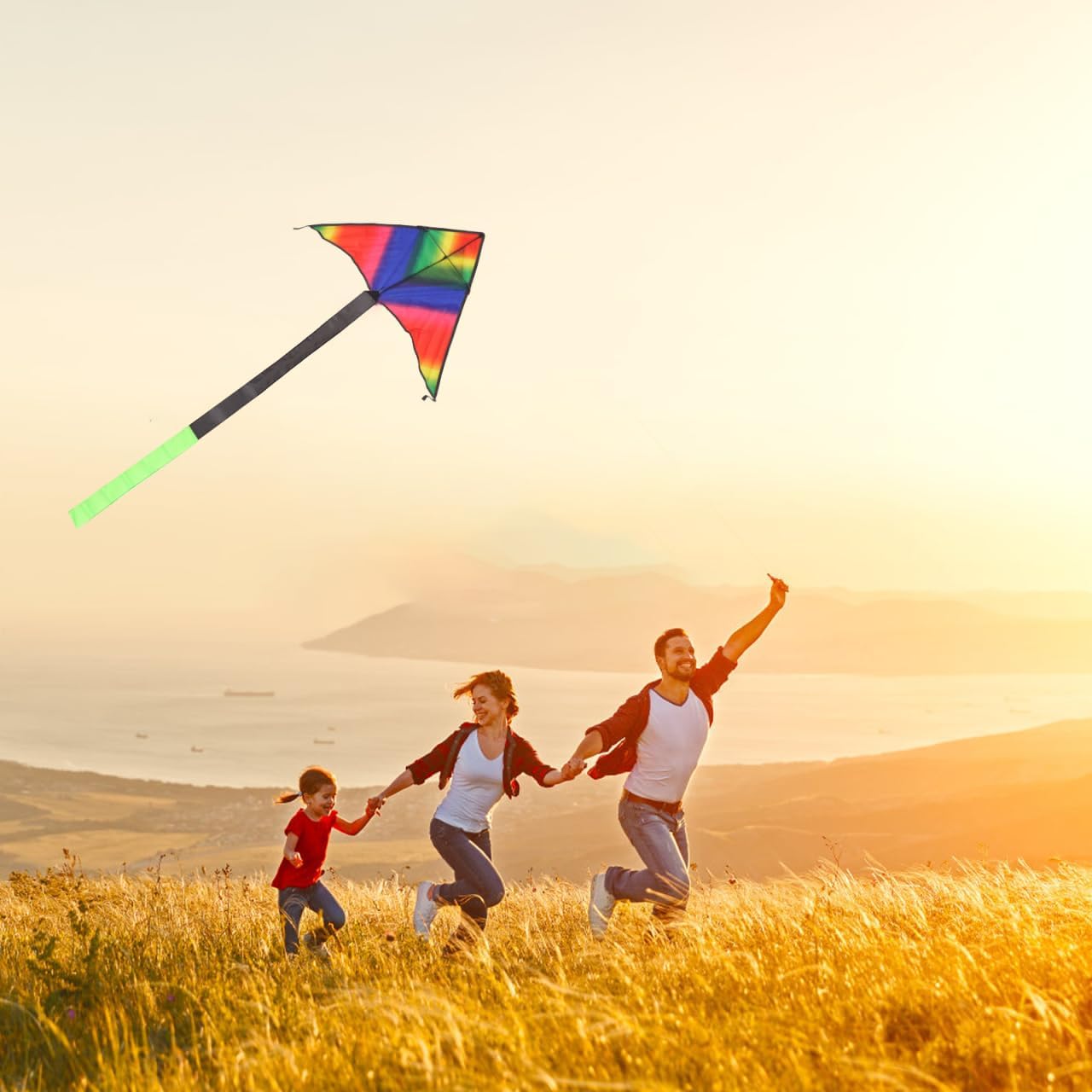 Vaguelly Kite Flat Ribbon Tail 393.70 Inch Floating Turning Streamer for Large and Stunt Kites Outdoor Kite Accessories for Stable Flight and Enhanced Movement