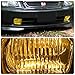 AJP Distributors Front Driving Fog Light Lamp Wiring Harness Switch Kit Driver Passenger LH + RH Assembly Pair Bumper Compatible/Replacement For Civic EK EJ EM 2 3 4 Door 1996 1997 1998 96 97 98