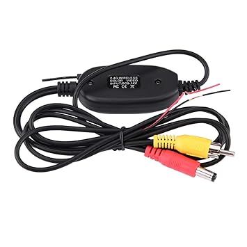 Video Receiver, 100Mw Power Output Rear Camera Backup Video Receiver Support Rear View Camera for Light Vehicle for Composite Video Connections