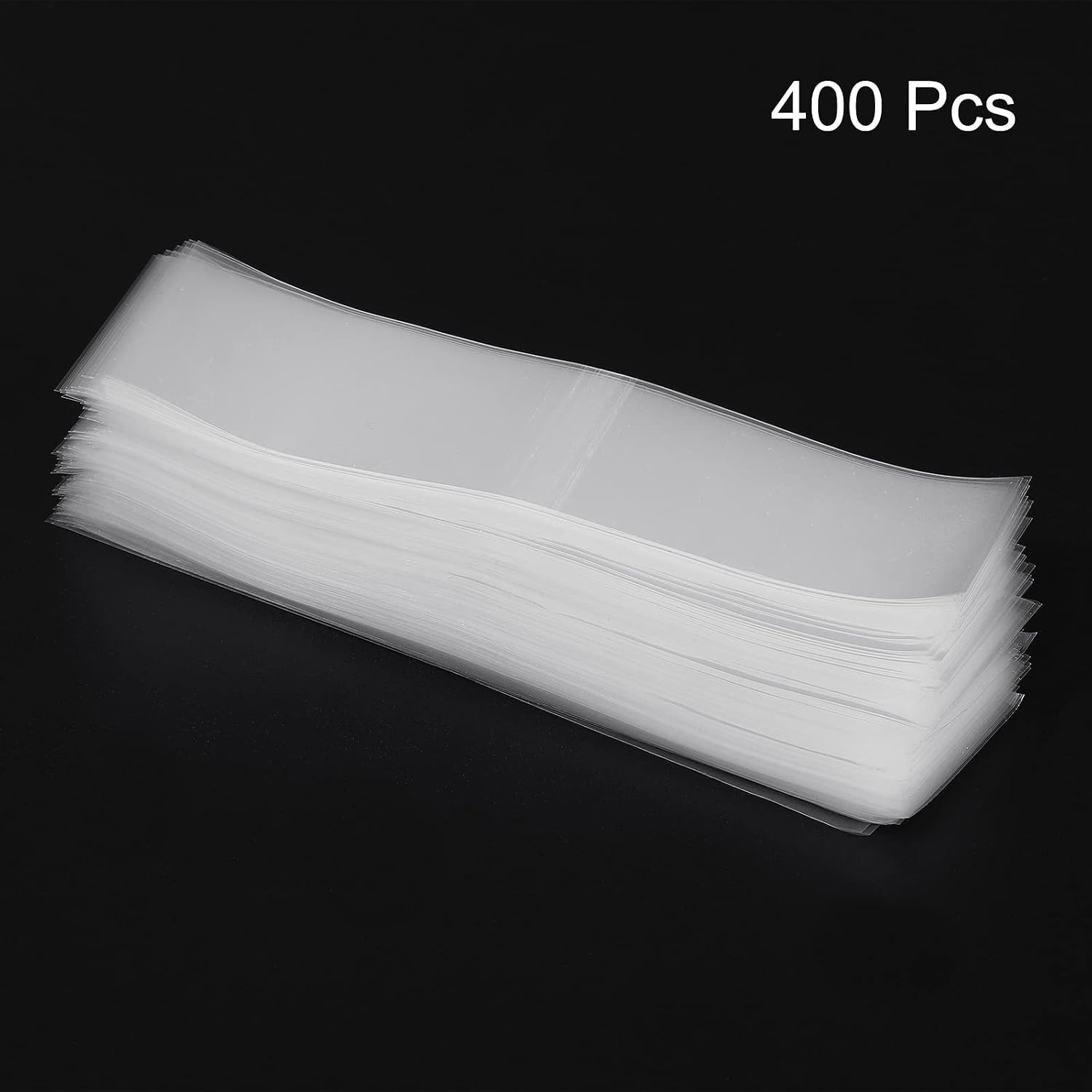 PATIKIL 130x35mm Perforated Shrink Bands, 400 Pack PVC Heat Shrink Wrap Band Fits Cap Diameter 3.03 to 3.19 Inch for Jars Cans Clear - Image 3