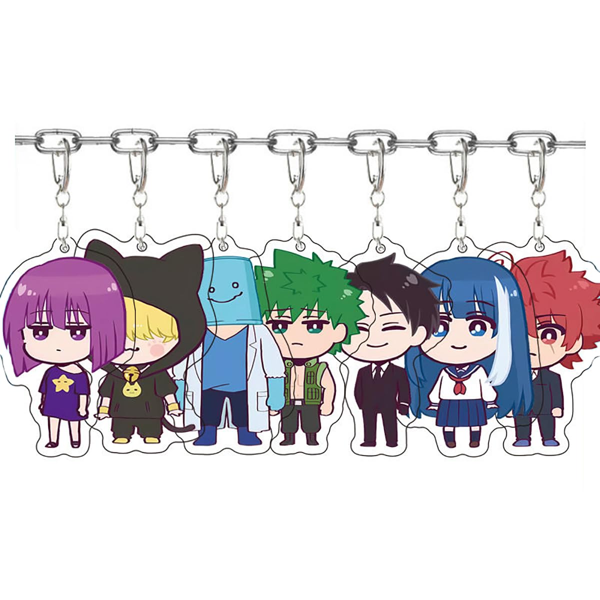 Amazon.co.jp: 夜桜さんちの大作戦 萌えグッズ キーホルダー 7枚セット