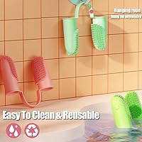 Vista 5 de Kit de cepillo de dientes para perros, paquete de 3 cepillos de dientes para perros, cuidado dental, cepillado de dientes de dedo de remolque