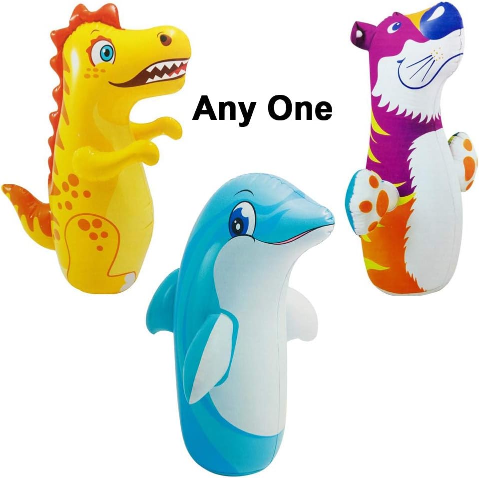 Smart Picks Inflatable Hit Me 3D Punching Bop Bag Multi Character 2.