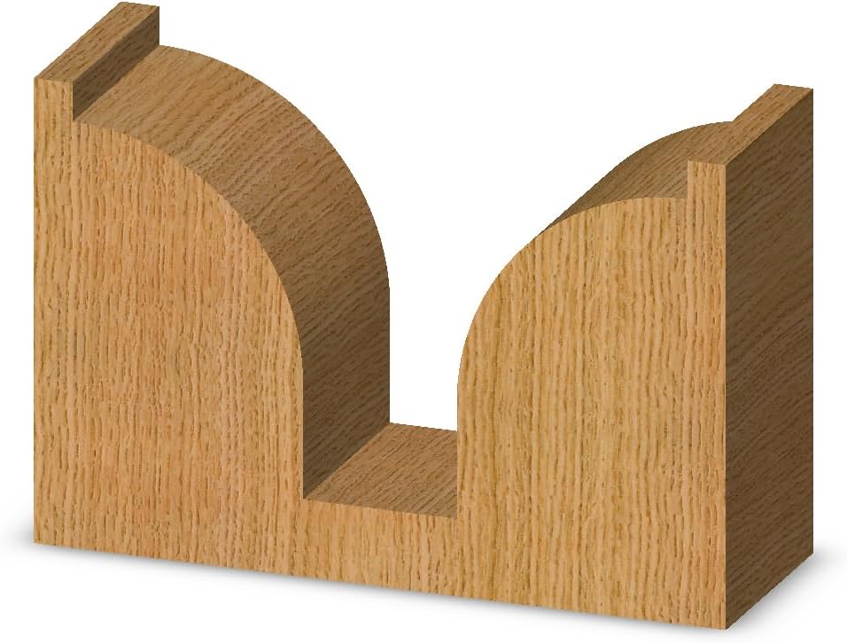 Whiteside Router Bits 2066 Plunge Round Over Bit with Plunge Point 3/4-Inch Radius and 2-Inch Large Diameter