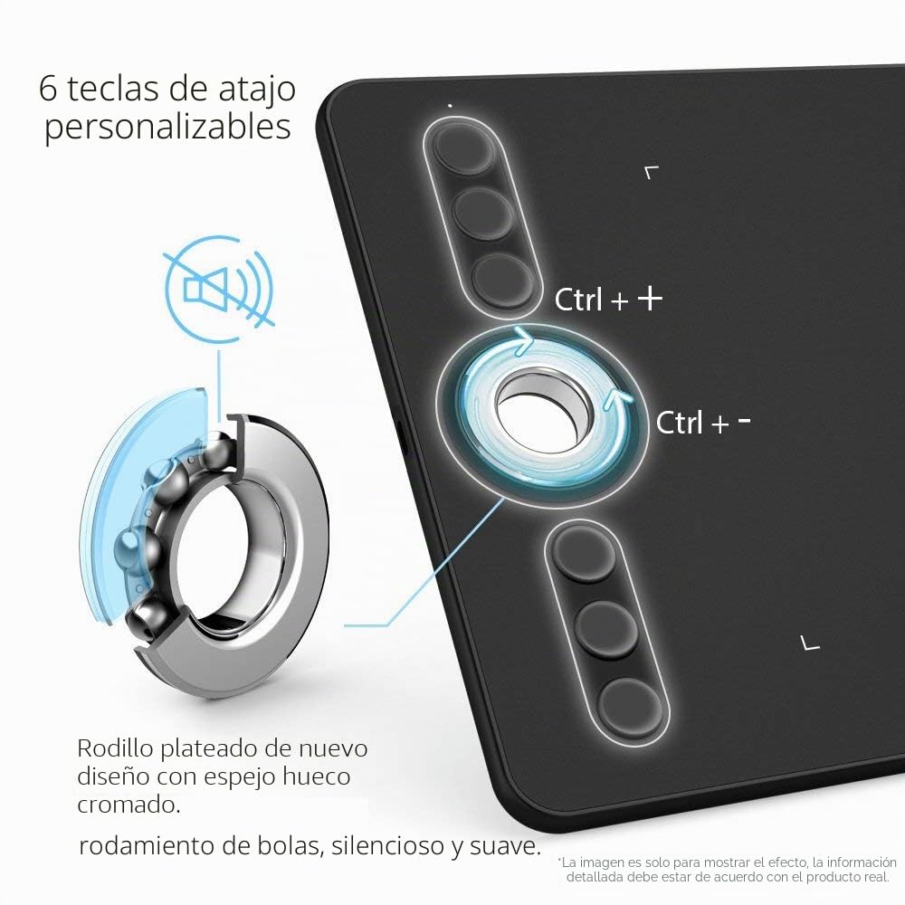 XP-PEN Deco 02 - Tableta Gráfica Dibujo Digital con Lápiz 8192 Niveles | Tableta Profesional con Goma de borrar y Botones Express, Tableta Digitalizadora Compatible con Windows, Mac OS