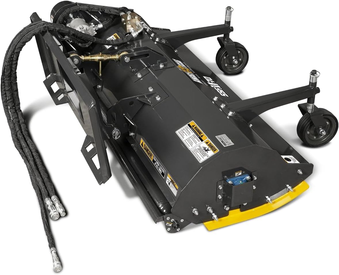 MechMaxx 68" Hydraulic Skid Steer Flail Mower Attachment, SSFM-70