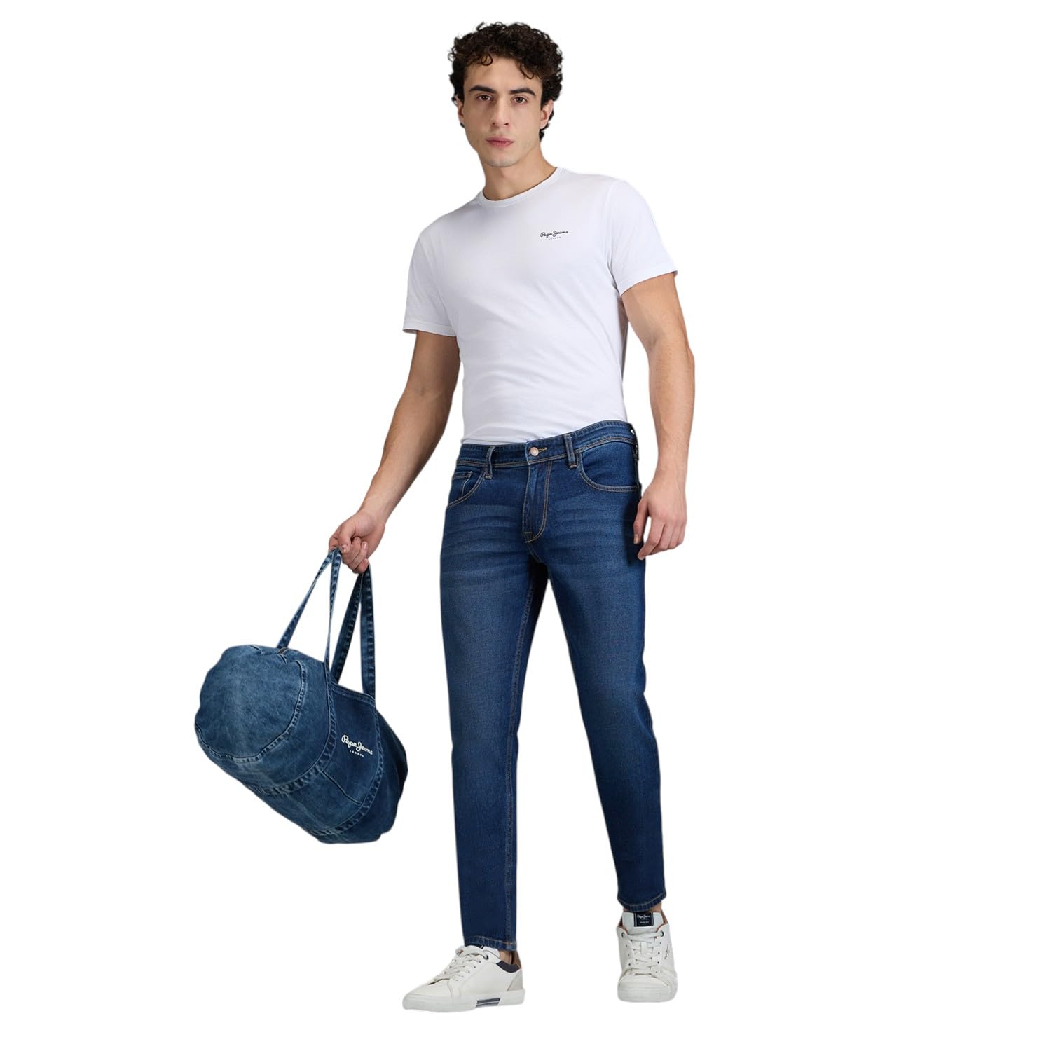 Pepe Jeans Men's Jeans | Slim Fit | Mid Rise in neutral