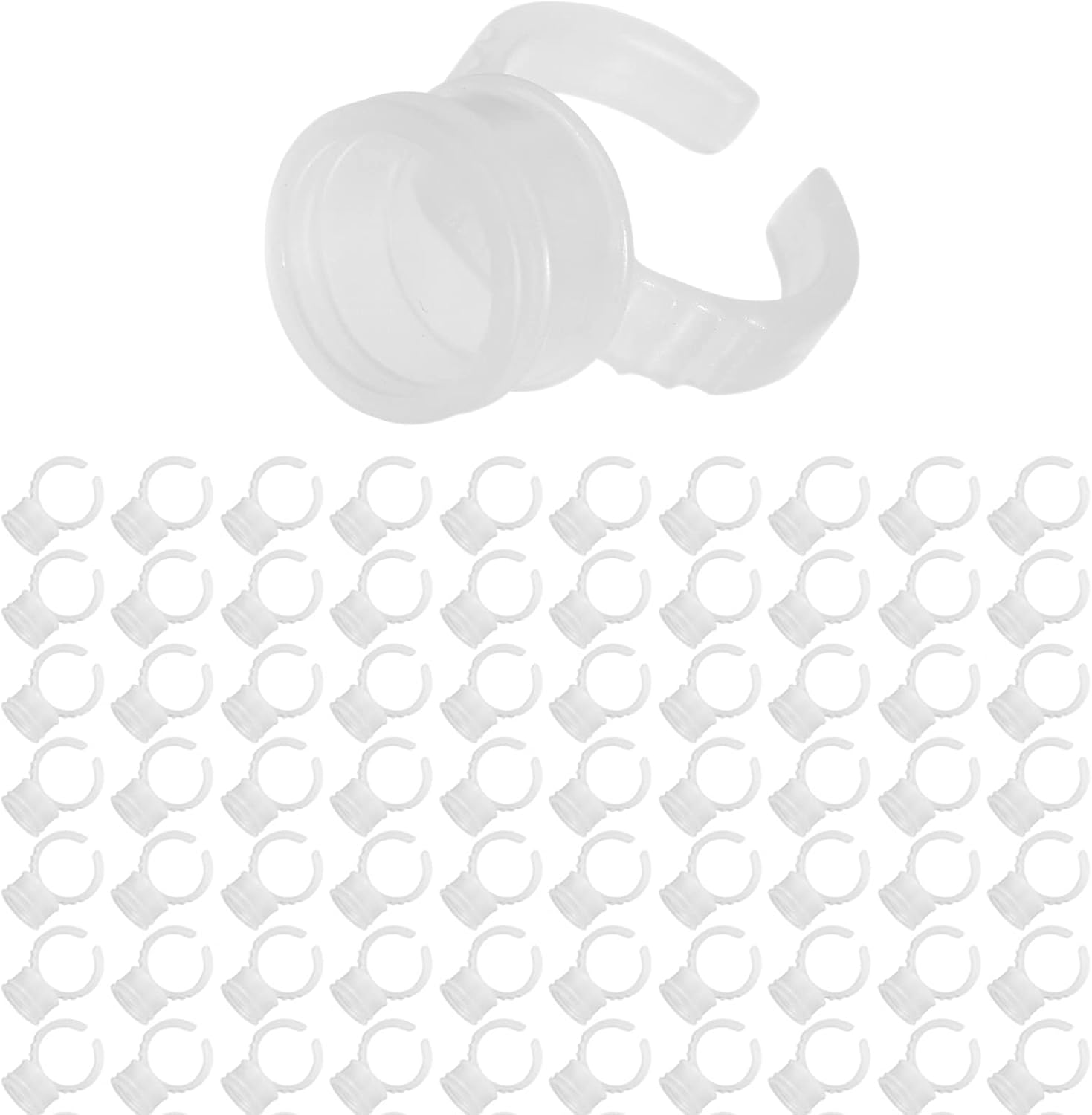 Tattoo Ink Cup, 100/200/500pcs Disposable Plastic Eyebrow Nail Art Ink