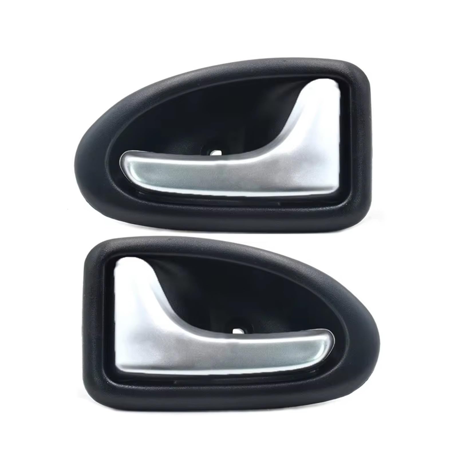 Linqianbhd One Color For Scenic I 1999 2000 2001 2002 2003 2004 2005 For Trafic Ii 2001 2002 2003 2004 2005-2014 Left And Right Inner Door Handle Inner Car Door Handle(Silver Pair)