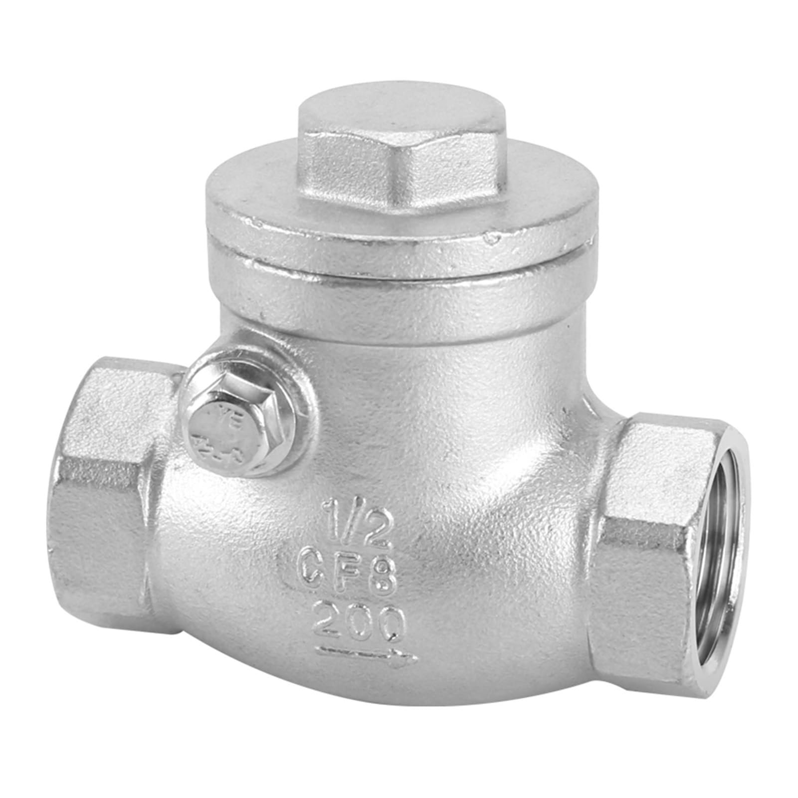 Controlador de el volumen Válvula de retención, válvula de retención, 1 PCS DN15 20 25 Válvula de retención 1/2＂3/4＂1＂BSP Rosca hembra Válvula de retención de horizontal Válvula de retención unidirecc