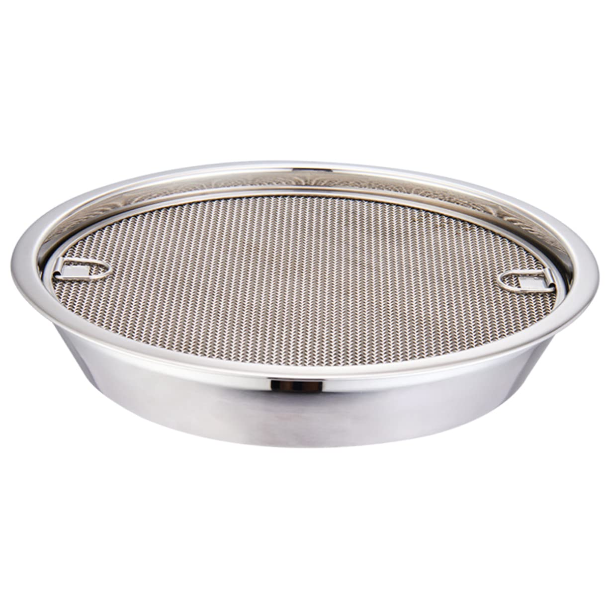 Rejilla De Drenaje De Aceite De Acero Inoxidable 10.43X10.43 Pulgadas Con Bandeja Escurridor Cocina Para Frutas Verduras Fritos