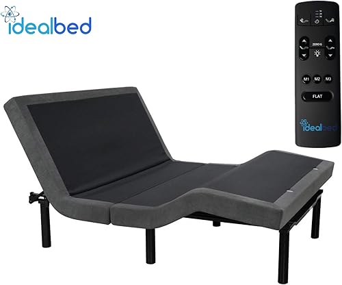 Miniatura 3 de iDealBed 5i - Base de cama ajustable personalizada, soporte de pared, masaje, gravedad cero, cargador USB doble, comodidad de un solo toque, memoria
