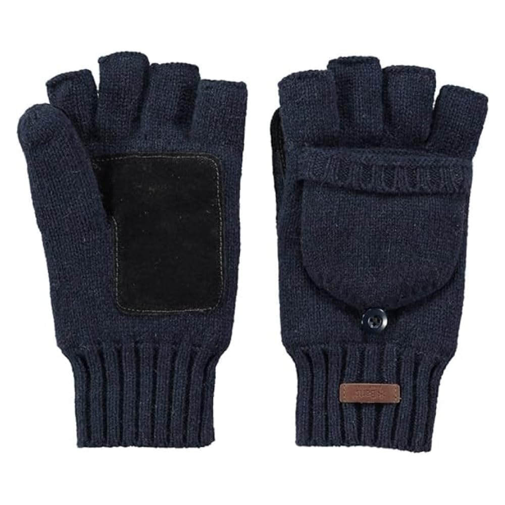 Barts Men's Haakon Bumglove Mittens, Blue (Navy 003h), S-M