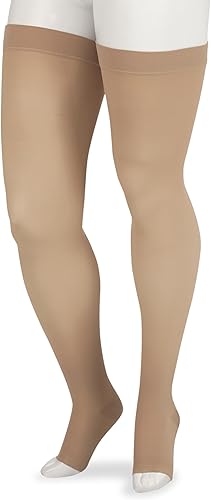 Miniatura 1 de Juzo Soft 2002 Medias de compresión de punta abierta de 30 a 40 mmhg