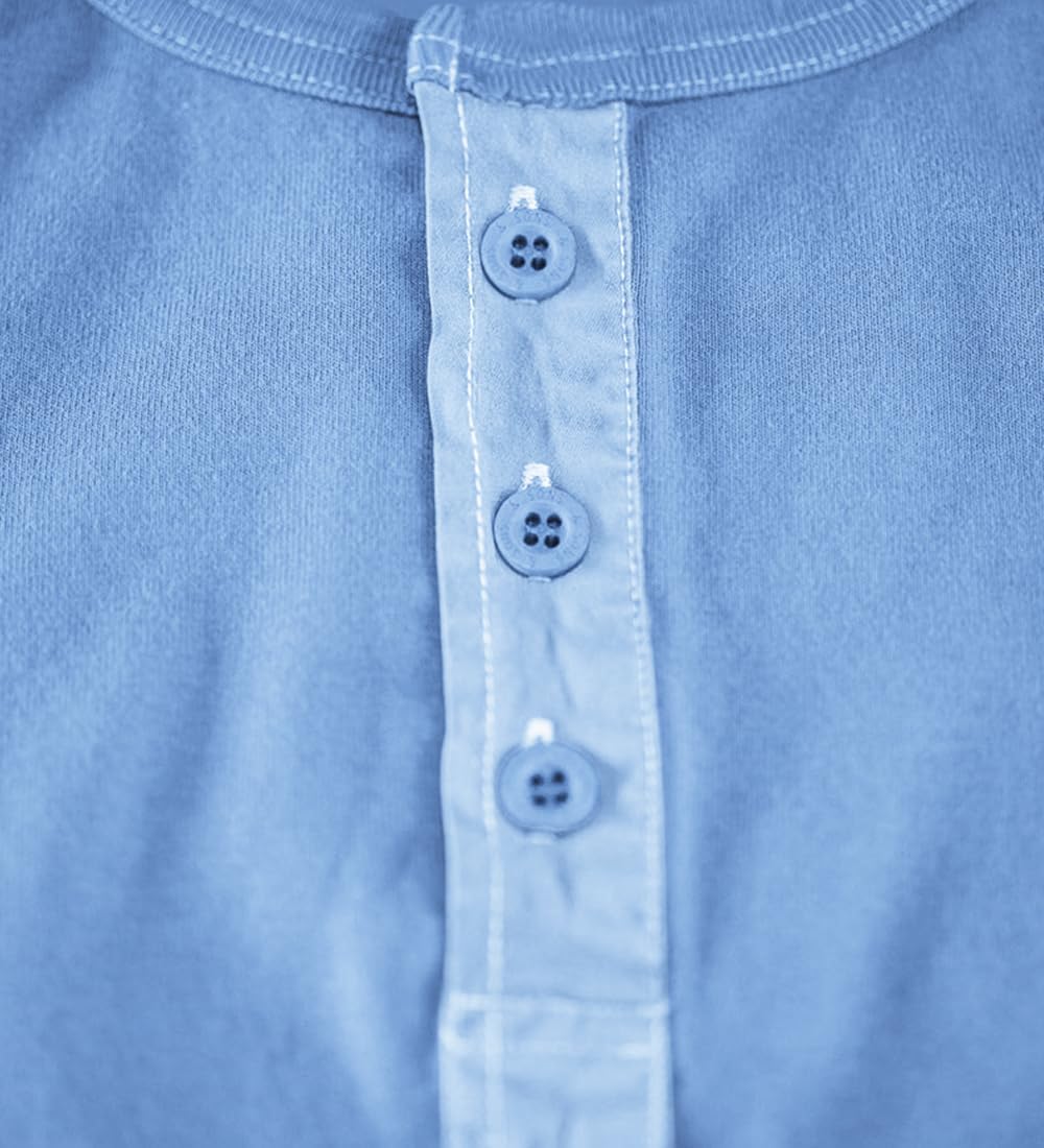 Men's Henley Shirts Short Sleeve Summer Casual Sport T-Shirts - Image 4