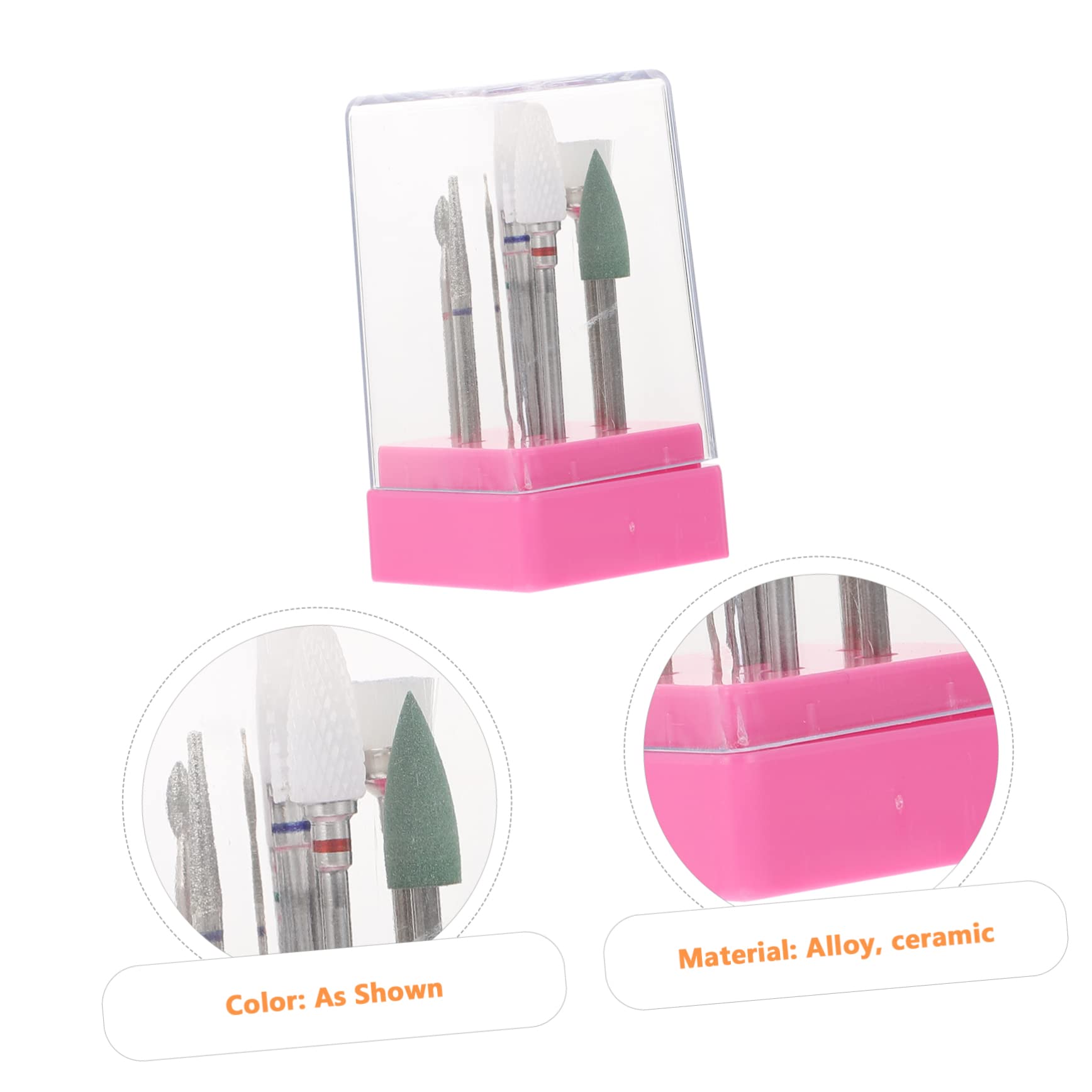 14 Pz Lucidatore Per Unghie Teste Di Trapano Per Chiodi Punta Per Lucidare in Gomma Punta Tampone Per Trapano Per Unghie Abito Lega Diamante Ruotare Strumenti Per Manicure