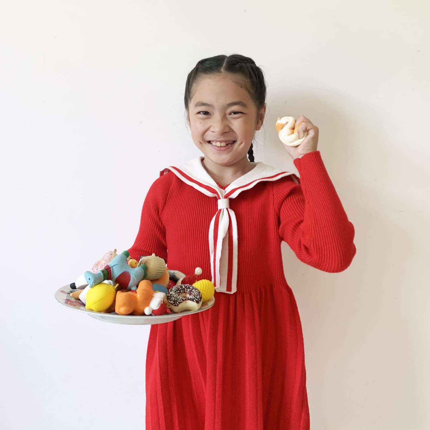 30 sztuk zestawów Squishies powoli rosnących Kawaii słodkie, przypadkowe ciasto chleb, panda bułeczki z kreskówki seria redukcja stresu zabawka kot losowo squishy potrząśnij małymi naciskami