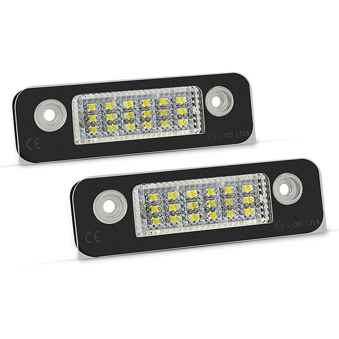 2 Luci Targa LED Per Ford Fusion, Mondeo, Fiesta - Bianco 6000K, 18 LED, Plug & Play - Foto 7