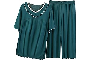 Charming Pajamas for Effortless Comfort: Womens Capri Pajamas Set 2 Piece