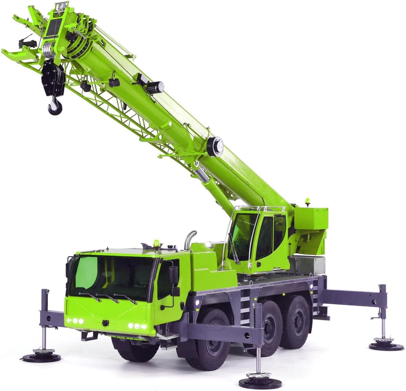 TOUCAN RC HOBBY 1/14 D1050 Metal Radio Control Hoist RC Hydraulic Mobile Crane Truck All Terrain Vehicle 3Axles Engineering Vehicle