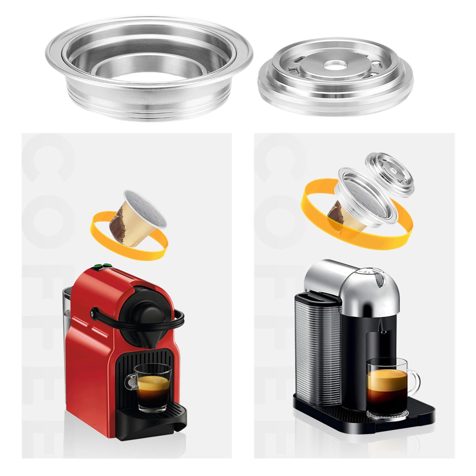 Kaffeekapsel-Adapter, Konvertierungs-Tablett, Konverter-Maschinenzubehör, geeignet für verschiedene Maschinen, Kaffee-Zubehör